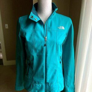 Under Armour full zip teal soft shell jacket size Small